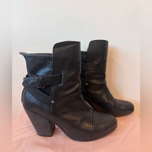 Rag & Bone NY Kinsey Boot Bootie high heeled ankle leather 8